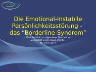 Vortrag Borderline 1/2011 (PDF, 176 kB) - intego