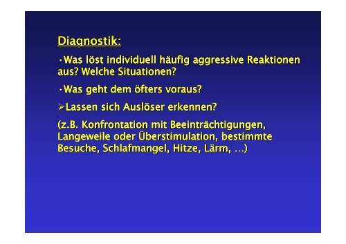 Aggression und Gewalt im Betreuungskontext - Vortrag - Dipl.