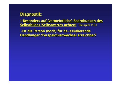 Aggression und Gewalt im Betreuungskontext - Vortrag - Dipl.