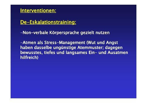 Aggression und Gewalt im Betreuungskontext - Vortrag - Dipl.