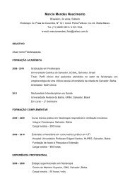 CURRICULUM VITAE - Integrar SaÃºde