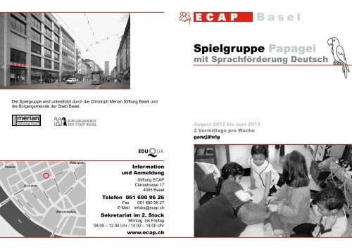 Basel Spielgruppe Papagei - Integration BS/BL