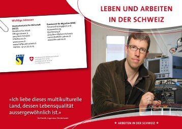 LEBEn und ArBEitEn in dEr SChWEiz - Integration BS/BL