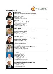 Liste der Mitglieder - Integration in Bonn