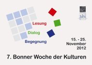 7. Bonner Woche der Kulturen - Integration in Bonn