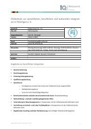 Beschreibung [PDF 320 KB] - Integration und Migration in ThÃ¼ringen