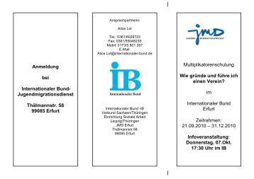 Muster_ Flyer - Integration und Migration in ThÃ¼ringen