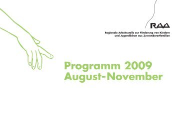 Programm 2-2009.indb - Integration in Wuppertal