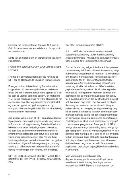 Utgave 2/2008 - Norsk Forening for Integrativ Terapi