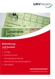 Behinderung und Ausweis - Integrationsamt