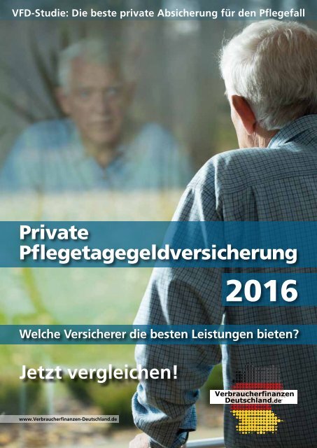 Private Pflegetagegeldversicherung 2016! - Die STUDIE