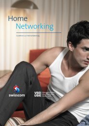 Guideline Homeverkabelung (swisscom) - Intelligentes Wohnen