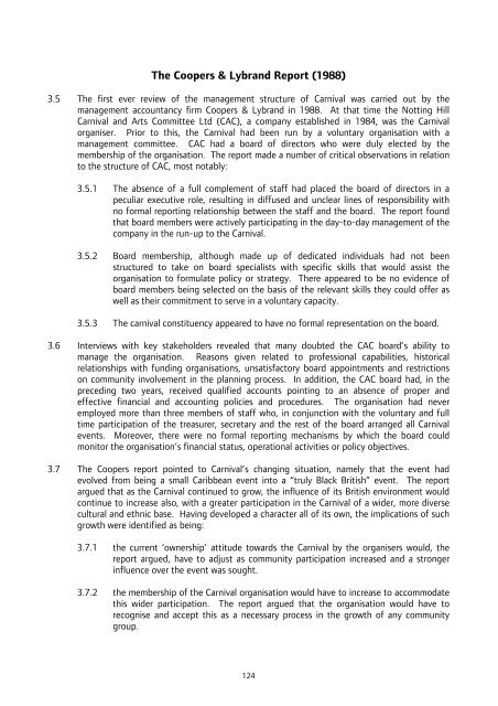 Notting Hill Carnival Strategic Review - Intelligent Space