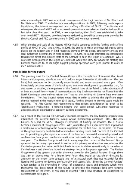 Notting Hill Carnival Strategic Review - Intelligent Space