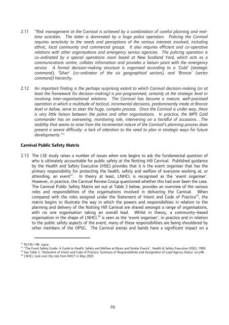 Notting Hill Carnival Strategic Review - Intelligent Space