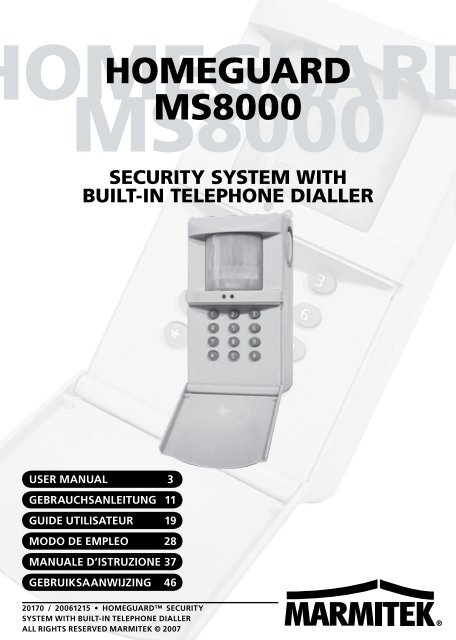 homeguard ms8000 - IntelliHome
