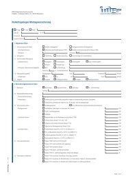 Risikofragebogen Montageversicherung