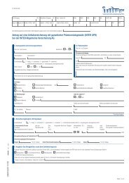 Antrag - Unfallversicherung mit Prämienrückgewähr