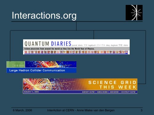 LHC Communication Web site - Interactions.org