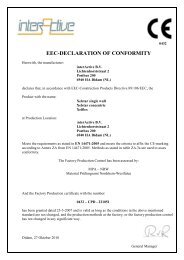 EEC-DECLARATION OF CONFORMITY - interActive