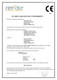 EU DECLARATION OF CONFORMITY - interActive