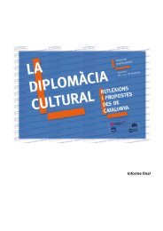 Diplomàcia cultural. Informe final - Generalitat de Catalunya