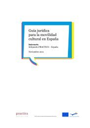 Guía jurídica para la movilidad cultural en España - On the Move