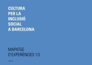 cultura per la inclusió social a barcelona mapatge d'experiències 1.0