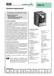 DMG 971 Gasfeuerungsautomat - Intercal