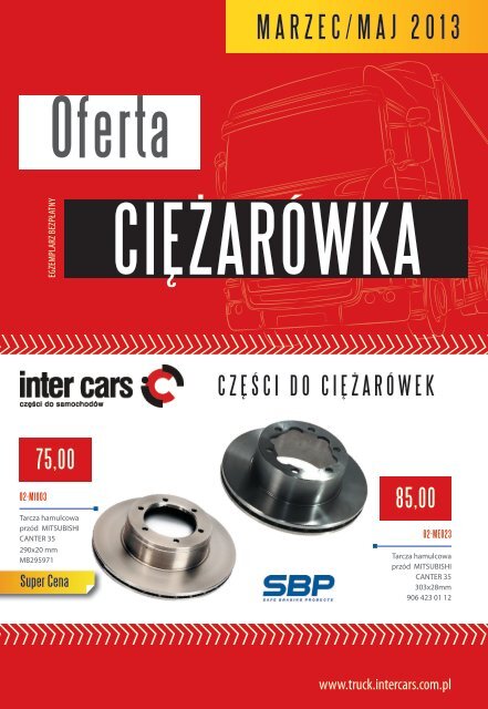 Oferta CIÄ˜Å»ARÃ“WKA - marzec/maj 2013 (pdf) - Inter Cars SA