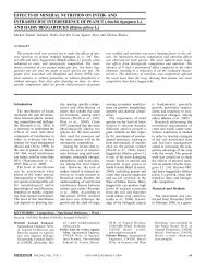 EFFECTS OF MINERAL NUTRITION ON INTER- AND ... - Interciencia