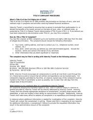 Title VI complaint procedures and form - Intercity Transit