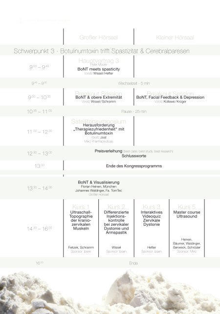 Deutscher Botulinumtoxin â Kongress - Intercongress GmbH