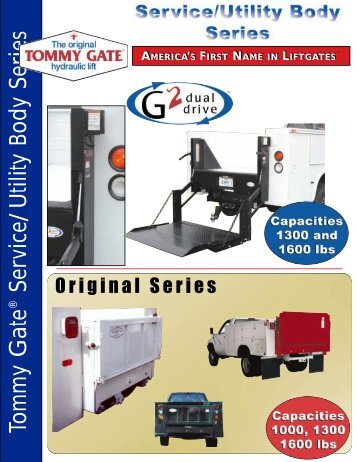 Tommy Gate Service/Utility Body Series - INTERCON Truck Equipment