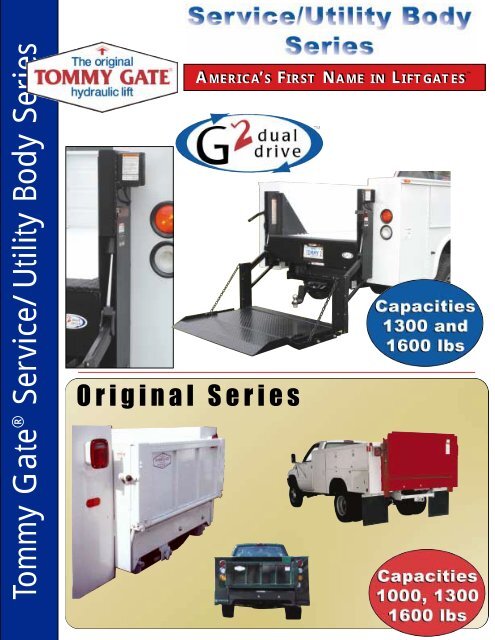 Intercon Utility Tommy Gate Service/Utility Body Series - INTERCON Truck Equipment