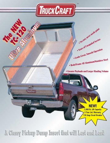 TC-120/121 BROCHURE - TruckCraft