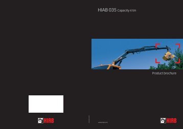HIAB 035 Capacity 4 tm Product brochure - INTERCON Truck ...