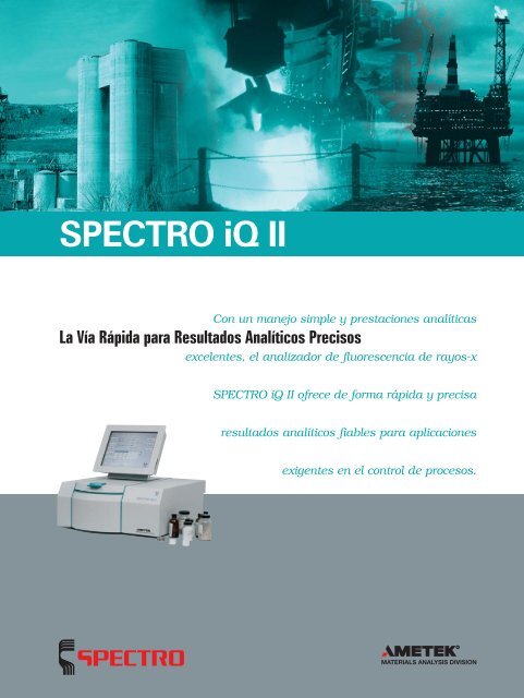 SPECTRO iQ II - Interempresas