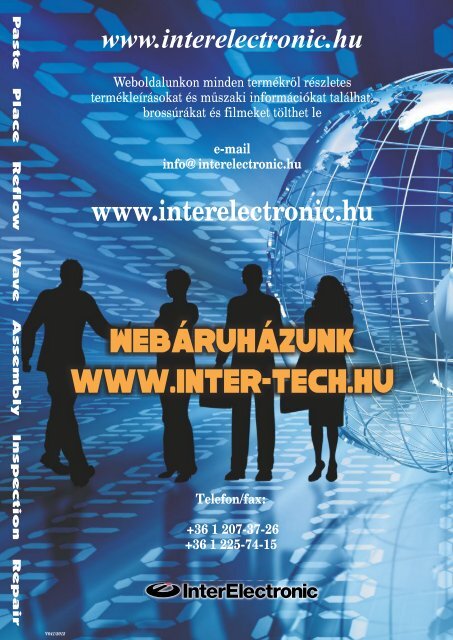 termékek az elektronikai ipar számára - InterElectronic Hungary