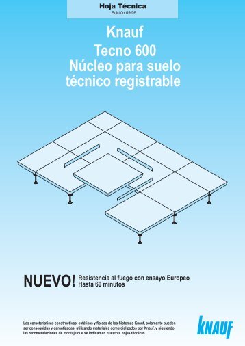 Tecno 600 Knauf NÃºcleo para suelo tÃ©cnico ... - Interempresas