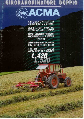 ACMA - Rastro henificador GD420-GDI520 - Interempresas