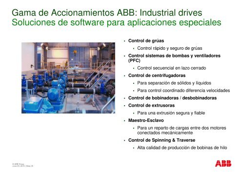 Portfolio de Drives ABB - Interempresas