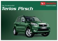 TERIOS Pirsch Prospekt - Daihatsu