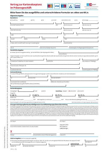 Vertrag zur Kartenakzeptanz im PrÃ¤senzgeschÃ¤ft - Interhoga