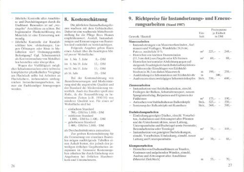 Leitfaden zur Bauinstandhaltung. Inspektion und Wartung Ihres ...