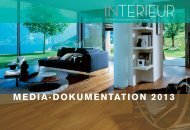 Media-Dokumentation deutsch CHF - interieursuisse