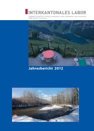 Jahresbericht 2012 - Interkantonales Labor