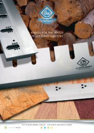 Machine Knives for the Wood Processing Industry