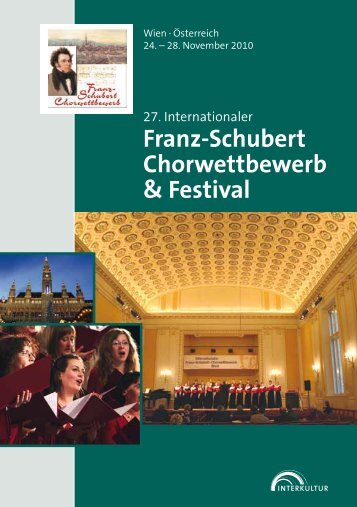 Franz-Schubert Chorwettbewerb & Festival - interkultur.com