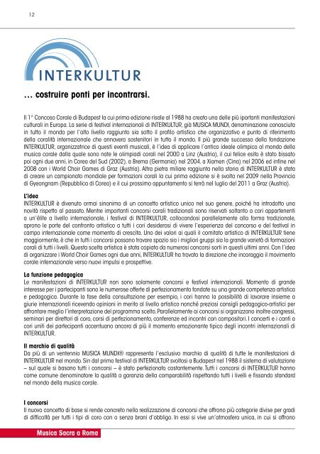 Concorso Corale Internazionale - interkultur.com